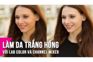 Lam da trang hong bang photoshop